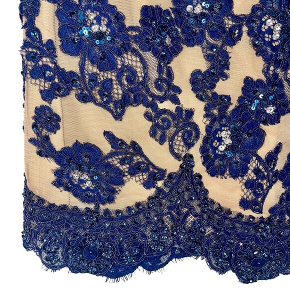 Sherri Hill Sheath Dress Lace Mini - Picture 8 of 10